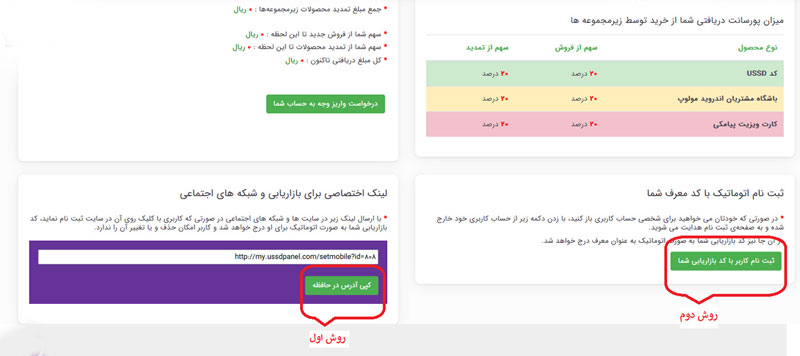 روش های ثبت نام دوستان در سایت